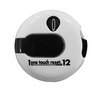 Score Counter - Original DAIYA One Reset Counter, counts up to 12 strokes and resets to 0 with just one touch, Japanese Origin, White