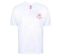 Score Draw Aberdeen 1983 ECWC Winners Away Retro Shirt White Medium Polyester