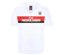 Score Draw AC Milan 1988 Away Retro Football Shirt White X-Large Polyester