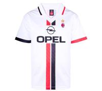 Score Draw AC Milan 1996 Away Retro Football Shirt White XX-Large Polyester