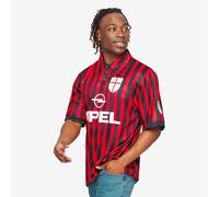 Score Draw AC Milan 2000 Centenary Retro Football Shirt Red/Black Small Polyester
