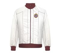 Score Draw Aston Villa 1982 European Cup Final Track Jacket White/Claret Medium Polyester