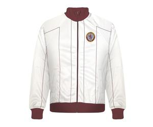 Score Draw Aston Villa 1982 European Cup Final Track Jacket White/Claret Medium Polyester