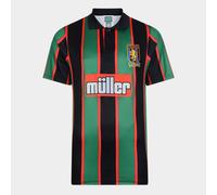 Score Draw Aston Villa Retro Away Shirt 94 Adults S Green/Black