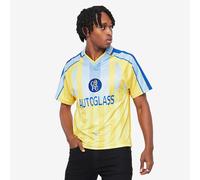Chelsea 1998 Away Retro Football Shirt Yellow Large Polyester