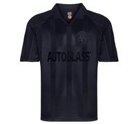 Score Draw Chelsea 1998 Out Retro Football Shirt Black Small Polyester