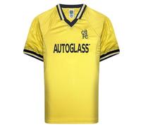 Score Draw Chelsea 1999 Third Retro Football Shirt Yellow Large Polyester