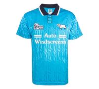 Score Draw Derby County 1994 Away Shirt Blue X-Large Nylon