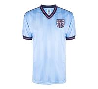 Score Draw England 1986 Third Retro Football Shirt Blue X-Large Polyester