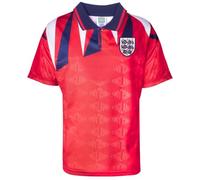 Score Draw England 1990 Inter Away Retro Shirt Red/White/Blue XX-Large Polyester