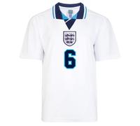 Score Draw England 1996 Euro No 6 Southgate Retro Shirt