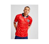 Score Draw England '90 World Cup Away Retro Shirt - Red - Mens M