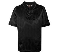 Score Draw Everton 1990 Out Retro Football Shirt Black Medium Polyester