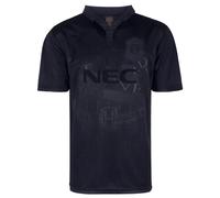 Score Draw Everton 1995 Out Retro Football Shirt Black Medium Polyester