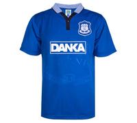 Score Draw EVERTON 1996 RETRO HOME SHIRT X-LARGE