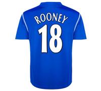 Everton 2002 Rooney No 18 Retro Football Shirt