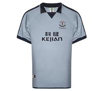 Score Draw Everton 2003 Anniversary Third Retro Shirt Grey Medium Polyester