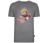 Score Draw FIFA 1966 Mascot T-Shirt Grey Large Polyester