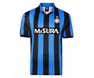 Score Draw Internazionale 1990 Home Shirt Blue/Black XXX-Large Polyester