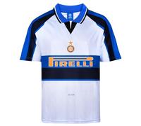 Score Draw Internazionale 1996 Away Shirt White/Blue XXX-Large Polyester