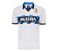 Score Draw Internazionale Away Shirt 1990 1991 Mens M White