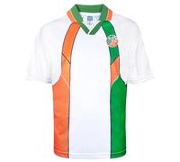 Score Draw Ireland 1995 Away Shirt White/Green Medium Polyester