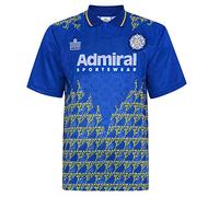 Leeds United 1993 Admiral Away Shirt Blue Medium Polyester