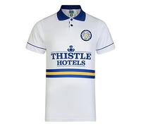 Score Draw Leeds United 1994 Retro Football Shirt White Medium Polyester