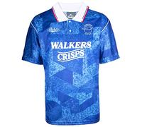 Leicester City 1990 Bukta Retro Football Shirt Blue Medium Polyester