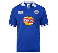 Score Draw Leicester City 2000 Shirt Blue Small Polyester