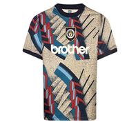 Score Draw Manchester City 1994 Home Retro Goalkeeper Shirt White/Multi XXX-Large Polyester