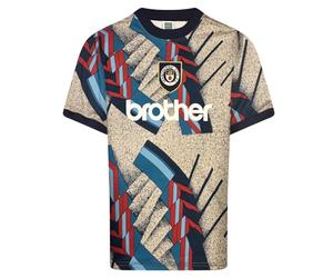 Score Draw Manchester City 1994 Home Retro Goalkeeper Shirt White/Multi XXX-Large Polyester