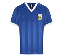 Score Draw Mens Argentina Away Shirt 1986 Blue/White L