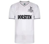 Score Draw Mens Tottenham Hotspur 1978 Admiral Retro Home Shirt White/Blue S