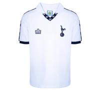 Score Draw Mens Tottenham Hotspur 1978 Admiral Retro Home White/Blue XL