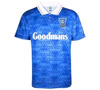 Score Draw Portsmouth 1992 FA Cup Semi Final Shirt Blue Small Polyester