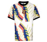 Score Draw Scotland 1994 Home Retro Goalkeeper Shirt White/Multi Small Polyester
