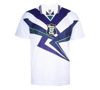 Score Draw Scotland 1996 Away Retro Football Shirt White/Navy X-Large Polyester