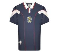 Score Draw Scotland 1997 Retro Football Shirt Blue Small Polyester