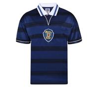 Score Draw Scotland 1998 World Cup Finals Retro Shirt Blue XS Polyester
