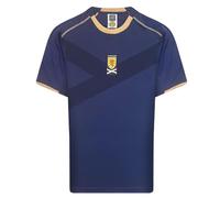 Score Draw Scotland 2007 Home Retro Shirt Blue Medium Polyester