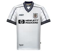 Score Draw Spurs 1998 Pony Retro Football Shirt White/Navy Small Polyester
