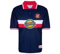 Sunderland 1999 Away Retro Football Shirt Navy/Red XS Polyester