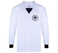 Score Draw West Germany 1982 Long Sleeve Retro Shirt White/Black XX-Large Polyester