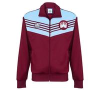 Score Draw West Ham United 1976 Admiral Retro Track Jacket Claret/Sky X-Large Polyester
