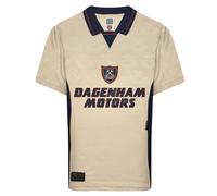 Score Draw West Ham United 1996 Away Retro Shirt Ecru XS Polyester