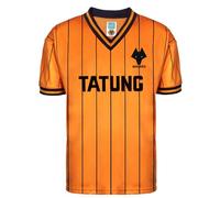 Score Draw Wolverhampton Wanderers 1982 Shirt Gold Large Polyester
