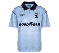 Score Draw Wolverhampton Wanderers 1992 Away Bukta shirt Sky Small