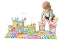 Score for Building Gears in Electric - Interlock Gears with Electric Rotation Motion, Stem Learning Set | Educational Reusable