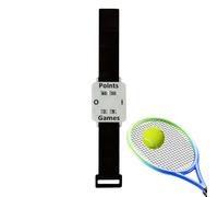 Score Keeper Wristband - Large Display Adjustable Counter, Tennis Badminton Scoreboard, Comfortable Wrist Strap, Manual Tally Device for Men Women, Outdoor Sports Games, Indoor Practice Park Yard